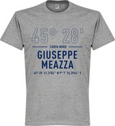 Inter Milan Giuseppe Meazza CoÃ¶rdinaten T-Shirt - Grijs - L