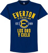 Everton de Chile Established T-Shirt - Blauw - S