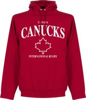 Canada Rugby Hoodie - Rood - L