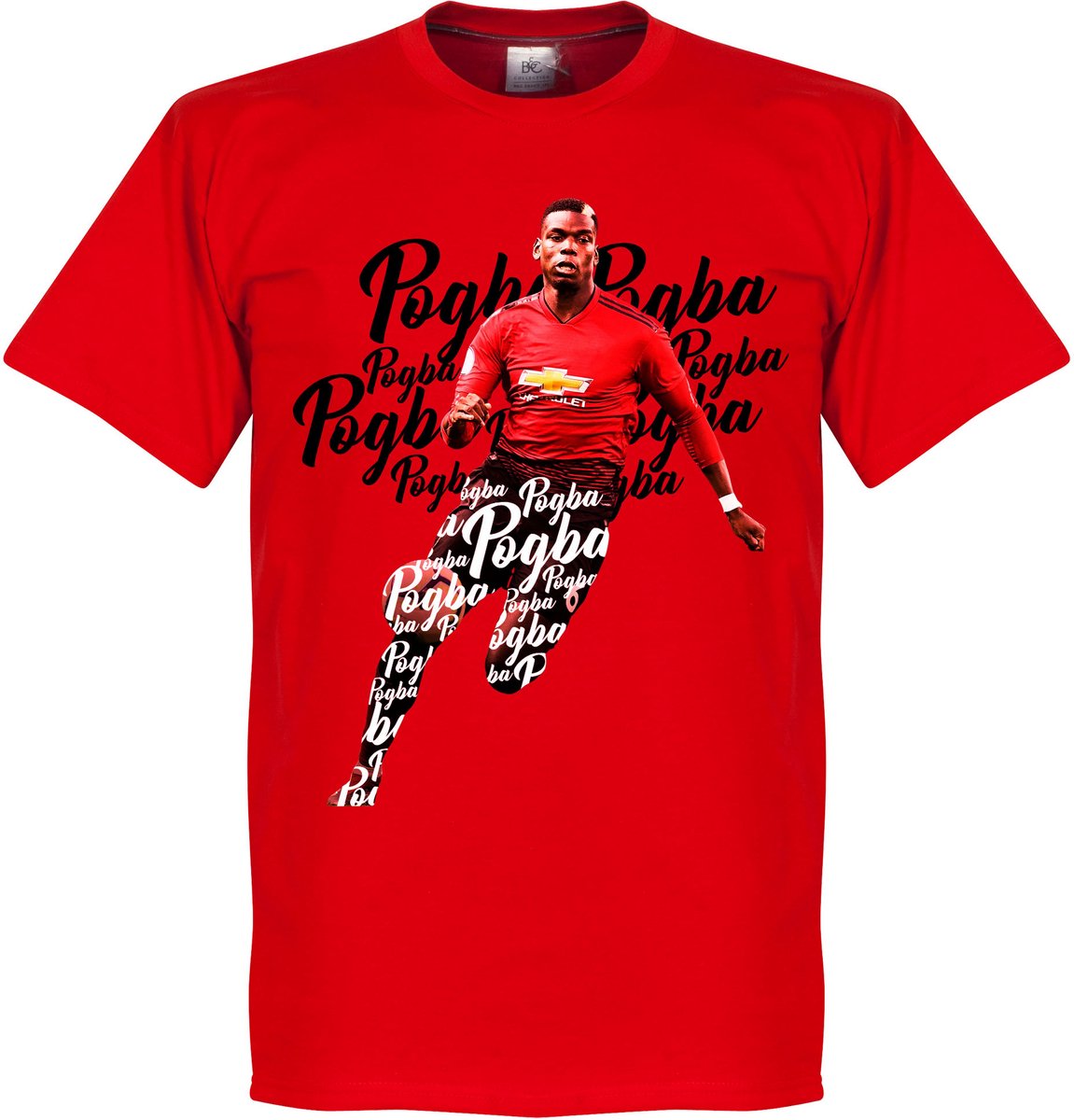 Pogba Script T-Shirt - Rood - Kinderen - 92/98