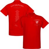 Liverpool Champions Of Europe 2019 Selectie Polo - Rood - XL