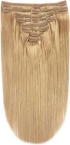 Remy Human Hair extensions straight 18 - blond 27#