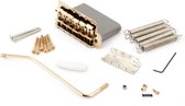 Fender Strat Tremolo Set Vintage goud, incl. Federn, Hebel, - Gitaaronderdeel