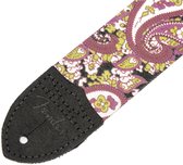 Fender 2" Pink Paisley Denim Strap