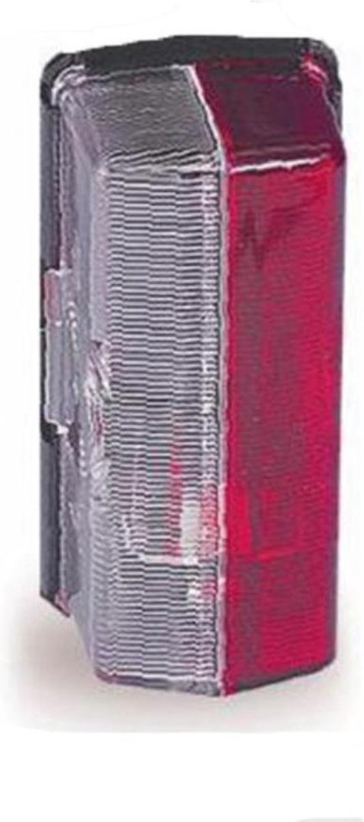 Zijlicht opbouw Jokon (Rood/Wit) 92x42 mm. Kliksysteem