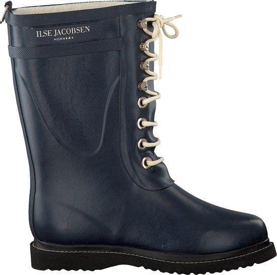 gevoerd* Ilse Jacobsen Regenjas Blue Grayness - Blauw RAIN37