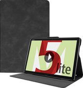 Huawei MediaPad M5 Lite 10.1  PU Leer Folio Book Case - Zwart