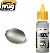 AMMO MIG 0195 Silver - Acryl Verf flesje