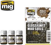 Mig - Glosy Wet Mud Soils (Mig7442) - modelbouwsets, hobbybouwspeelgoed voor kinderen, modelverf en accessoires