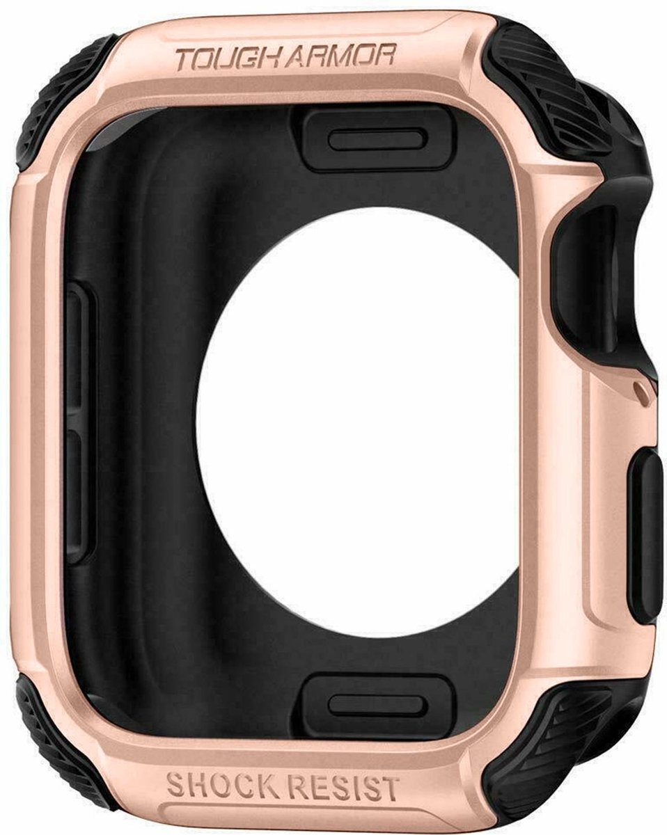 Spigen Tough Armor Case voor de Apple Watch 44 mm - Rosé Goud