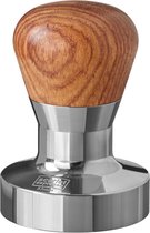 scarlet espresso | Tamper "Passion" voor barista; met ergonomische PVC of kostbaar houten handvat naar keuze en precisie roestvrijstalen basis.