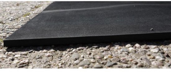 Ga op pad Slecht Het formulier Infrarood verwarmde rubberen mat voor buiten, voeten buitenverwarming 60x80  cm-135W 230V | bol.com
