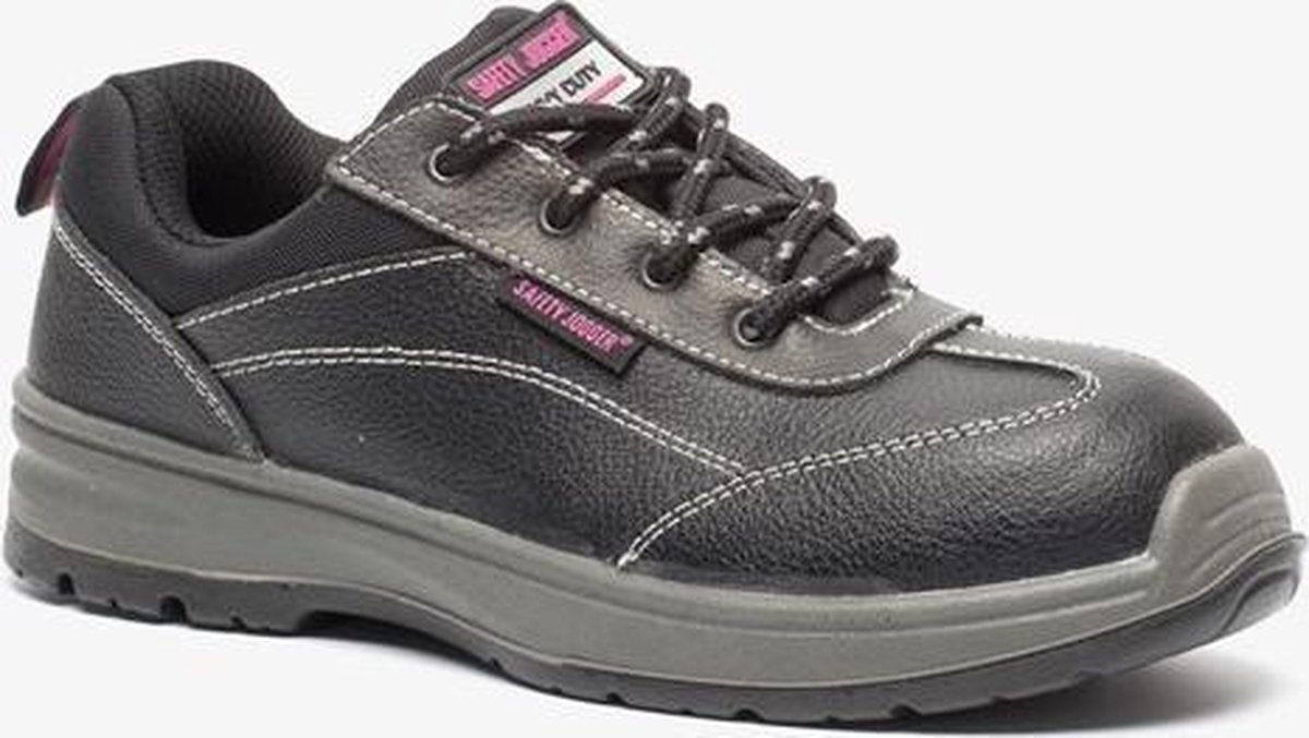 Safety Jogger leren dames werkschoenen S3 Zwart Maat 38