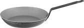 STERNSTEIGER Zware zwart-stalen friteuse, gelaste handgreep 32cm,5cm