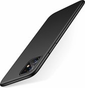 Ultra Thin Case Geschikt Voor Apple Iphone 11 - Zwart + Glazen Screenprotector