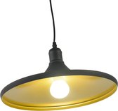 Zwarte Kegelhanglamp met Goudkleurige Binnenkant – Valott Mo