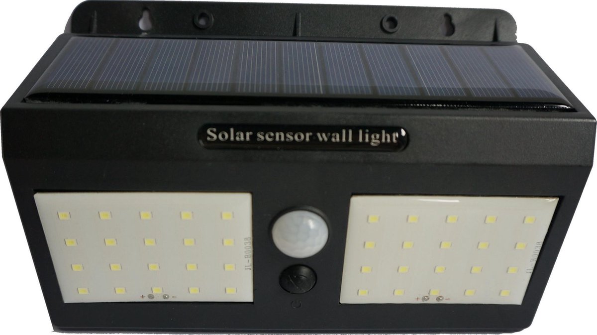 Wandlamp Solar LED Zwart Daglicht - Solar-Lights Bismuth