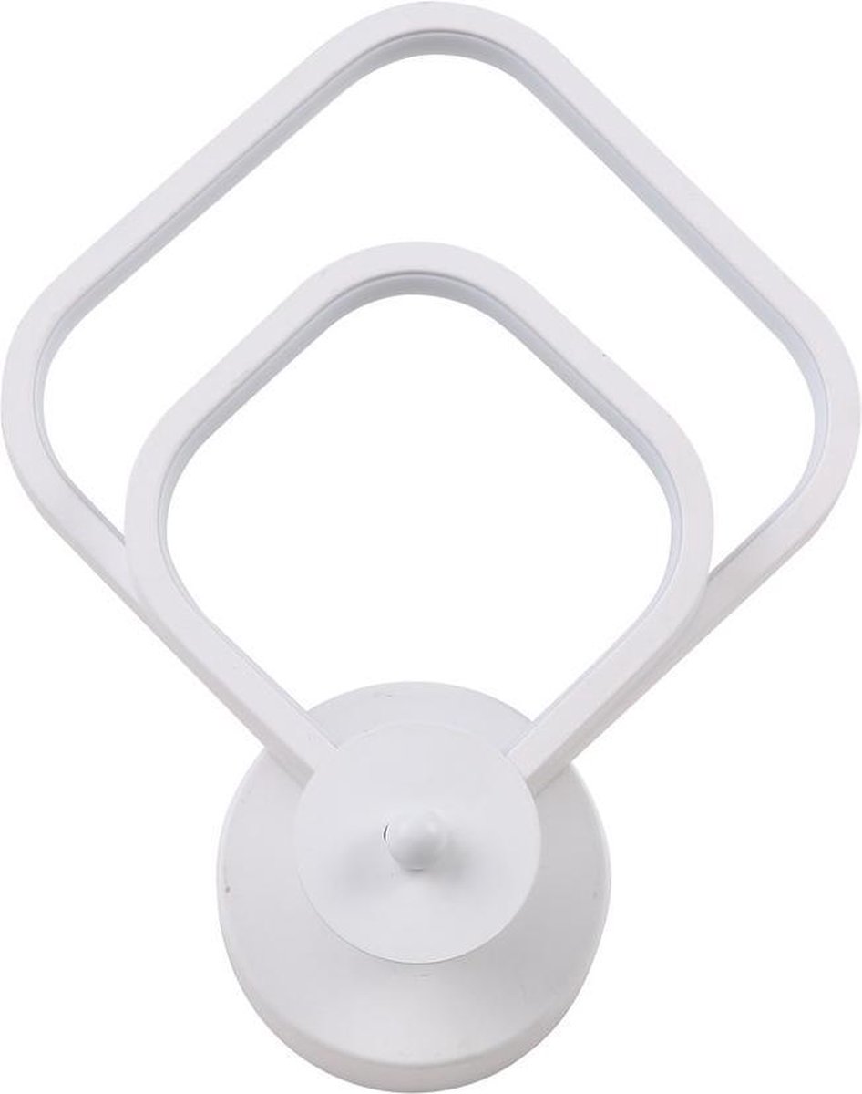 Wandlamp LED Design Wit Vierkant - Scaldare Ischia