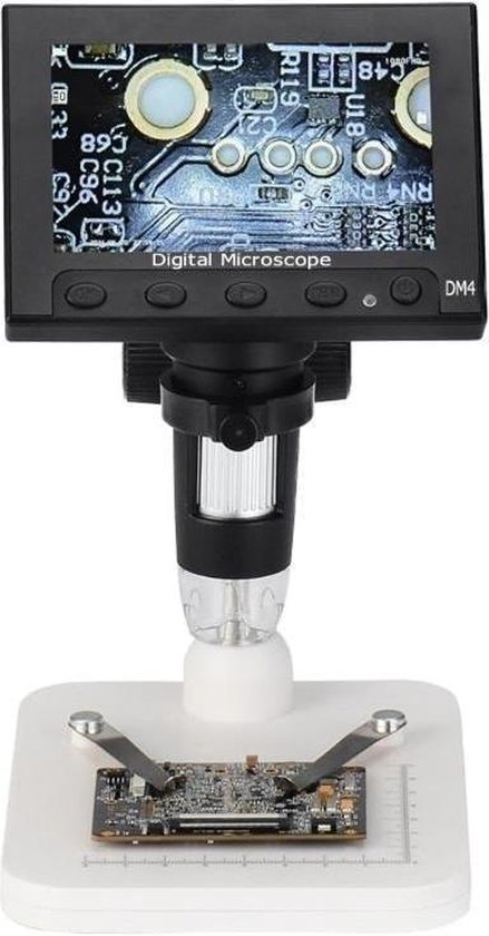 1000 x 2,0 MP 1080P vergrootglas USB digitale elektronische microscoop 4,3  inch LCD-scherm | bol.com