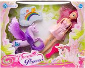Lg-imports Speelset Dream Pegasus Paars 3-delig