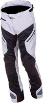 Macna Buran Light Grey Black Textile Motorcycle Pants 2XL
