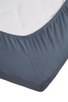 Premium Jersey Lycra Splittopper Hoeslaken Blauw | 160x220 | Perfecte Pasvorm | Duurzame Kwaliteit