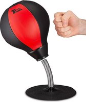 Tech Tools Stressbuster Tafelmodel Mini Stressverlichting Bokszak - Rood Zwart