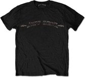 Jeff Beck Heren Tshirt -M- Vintage Logo Zwart