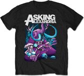 Asking Alexandria Heren Tshirt -XL- Devour Zwart
