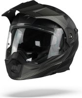 Scorpion ADX-1 Tucson Matt Black Black Carbon Systeemhelm - Motorhelm - Maat L