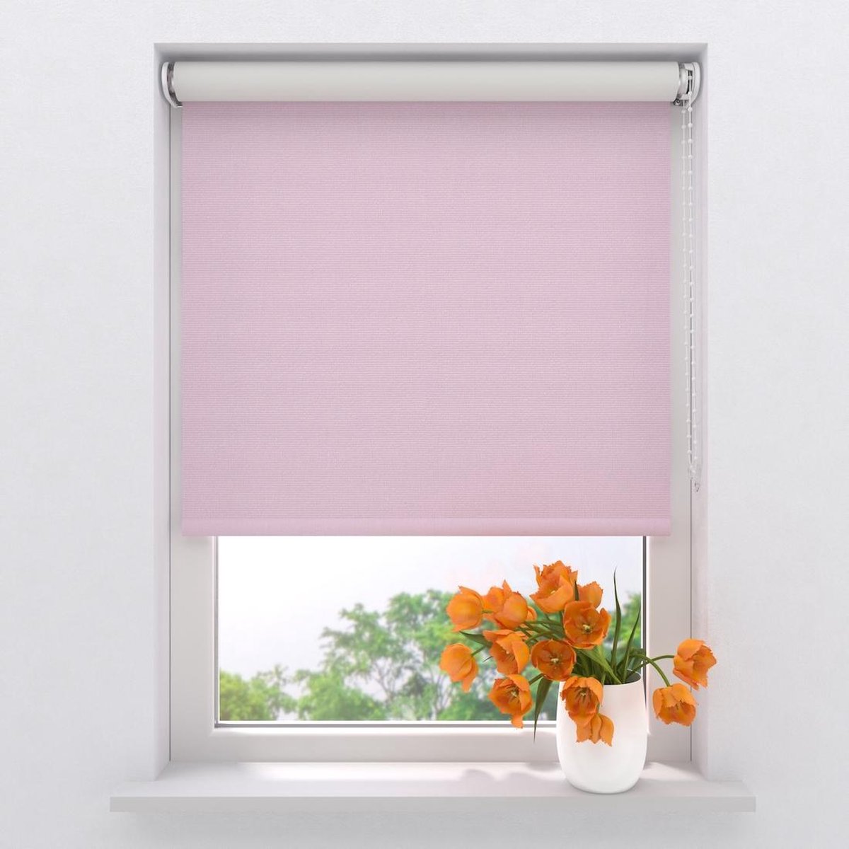 Rolgordijn Easy Verduisterend - Pink - 80 x 190 cm