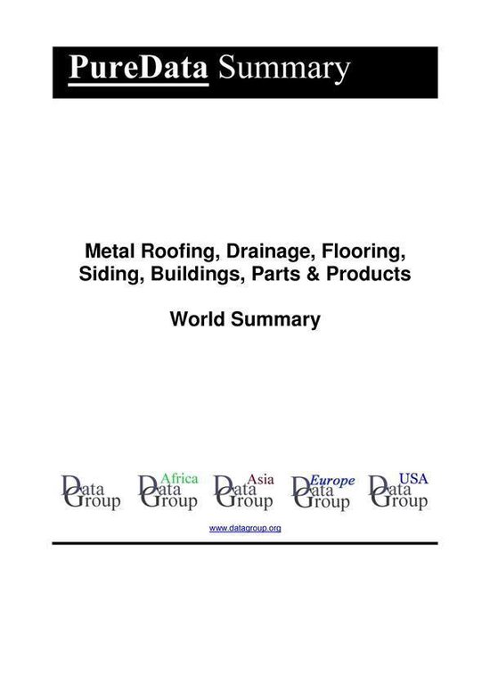 PureData World Summary 4022 - Metal Roofing, Drainage, Floor ... - cover