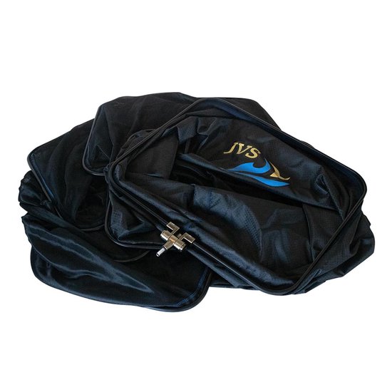 JVS Commercial Keepnet - Leefnet 3m Lang - 50x50cm - Fijne Maas - Metalen Knikstuk - Zwart van Merkloos — afbeelding 3