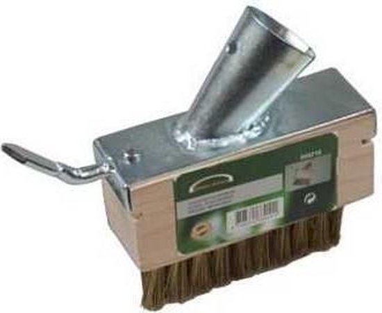 Onkruidborstel - Voegenkrabber - Onkruidkrabber - zonder steel - Messing - met haak