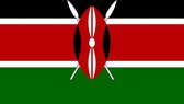 vlag Kenia 100x150cm - Spunpoly