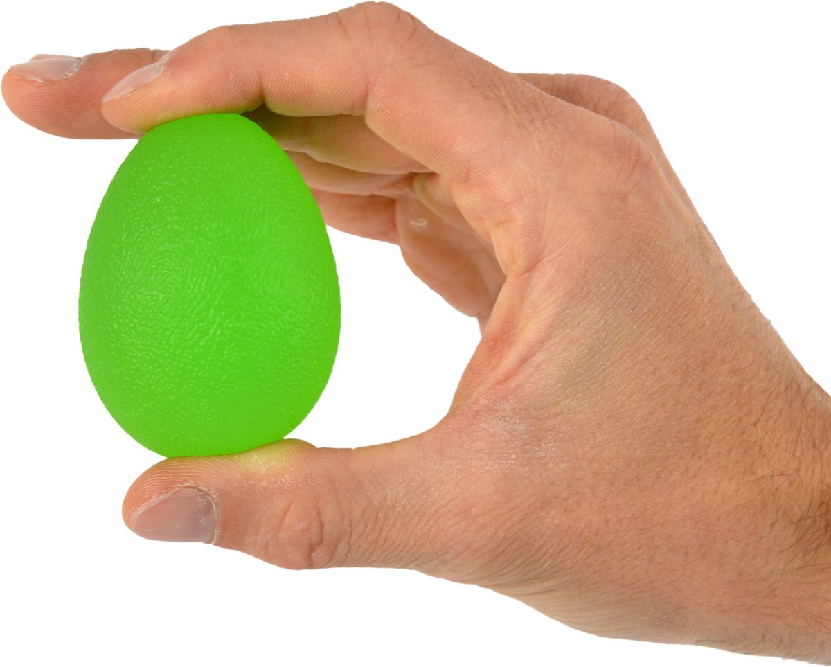 Goedkoopste Ergonomisch gevormd oefenballetje (Premium) Medium - groen