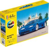 1:24 Heller 56738 Bugatti EB 110 Car - Starter Kit Plastic kit