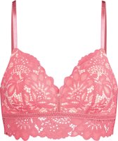 Hunkemöller Lingerie Dames Voorgevormde longline bh zonder beugel Shiloh  - Roze - maat C70