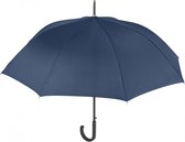 paraplu Golf heren 114 cm automatisch rubber blauw