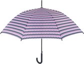 paraplu schubben 104 cm microvezel roze