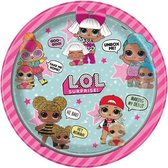feestborden L.O.L Surprise 18 cm 8 stuks