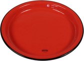 eetbord Medium 22 cm keramiek rood