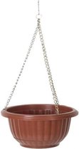 hangbloempot 20 x 20 x 11 cm bruin