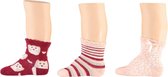 babysokken meisjes katoen roze 3 stuks maat 92/98