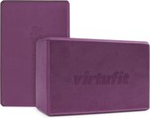 VirtuFit Premium Yoga Blok Duopack - Anti-slip - EVA Foam - Mulberry