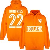 Nederlands Elftal Dumfries 22 Team Hoodie - Oranje - Kinderen - 104