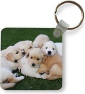 Porte-clés - Puppy - Herbe - Chien - Plastique