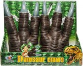 dinosaurusklauwen 25 cm bruin 2 stuks