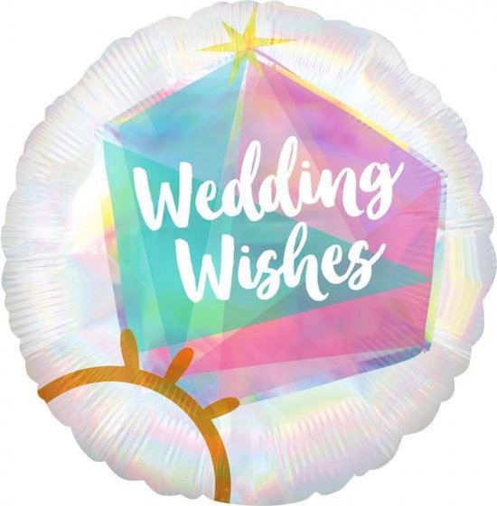 folieballon Iridescent Wedding Ring