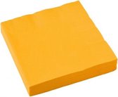 servetten geel 33 x 33 cm 20 stuks